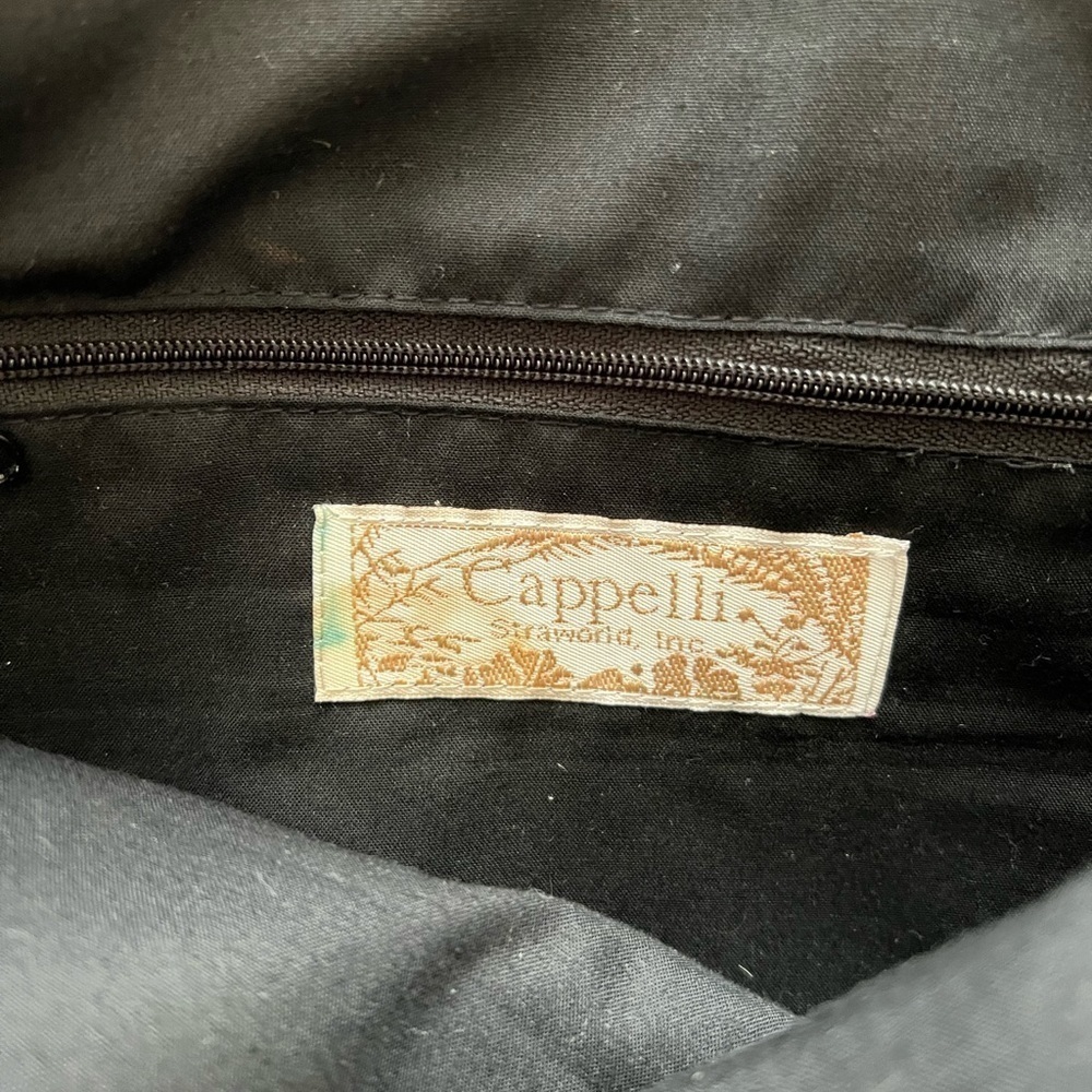 Cappelli Denim Style Embroidered Purse Apple Design - Picture 4 of 5